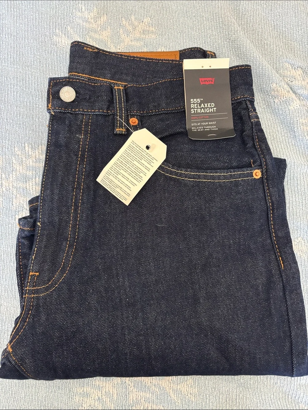Premium Levi’s Men's 555 Relaxed Straight Jeans